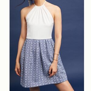 Anthropologie Ina Hutch Halter Dress Womens 0 P